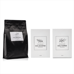 Ekologiskt kit för jordförbättring med tre produkter