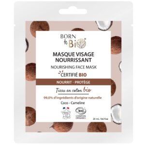 Närande ekologisk ansiktsmask för torr och känslig hud