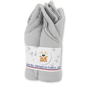 Miljövänlig babyfilt i ekologisk bomull 2-pack grön