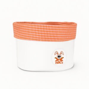 Ekologisk förvaringskorg för barn med vichymönster – PaPate